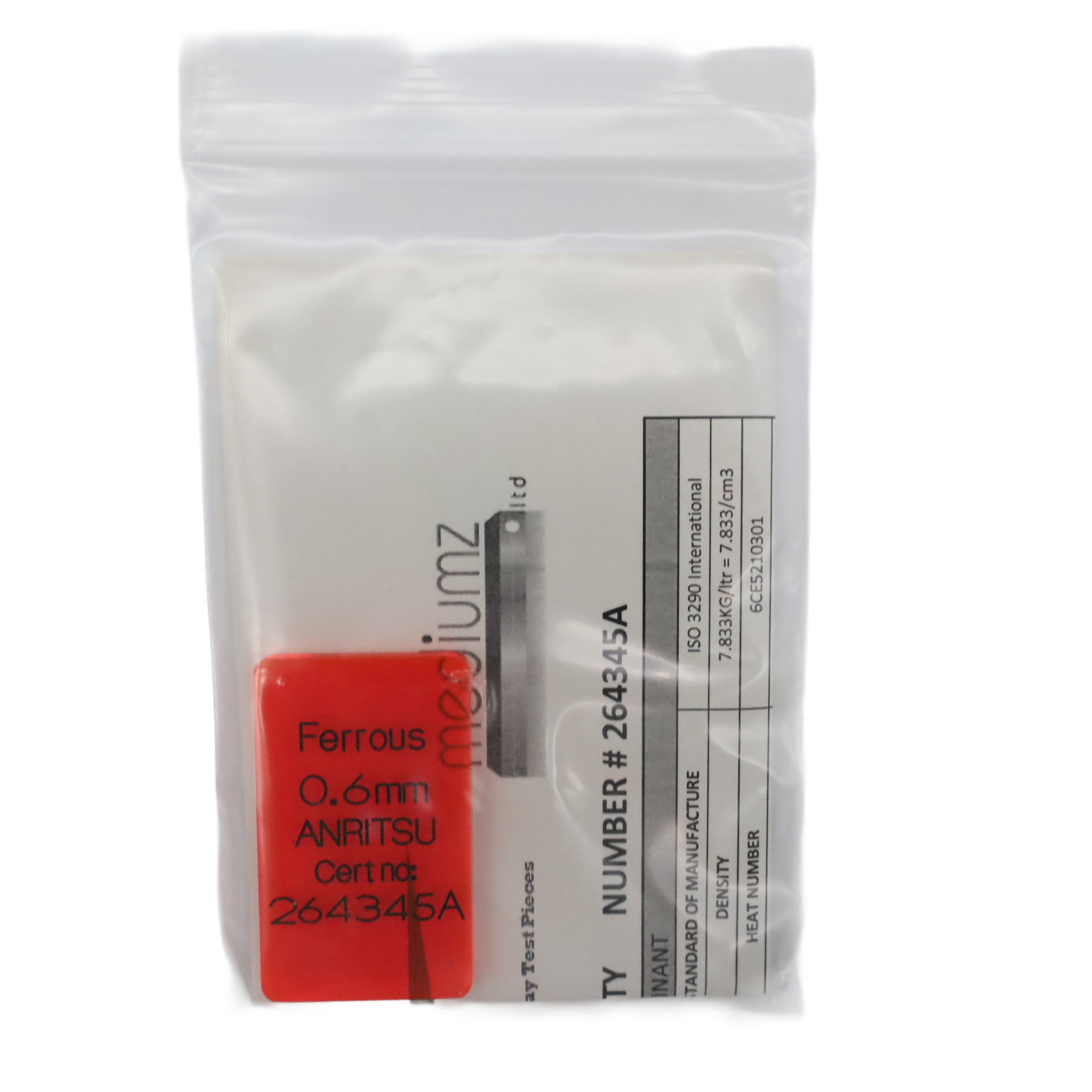 Test Product Fe0.6mm Red Test Product Fe0.6mm Red