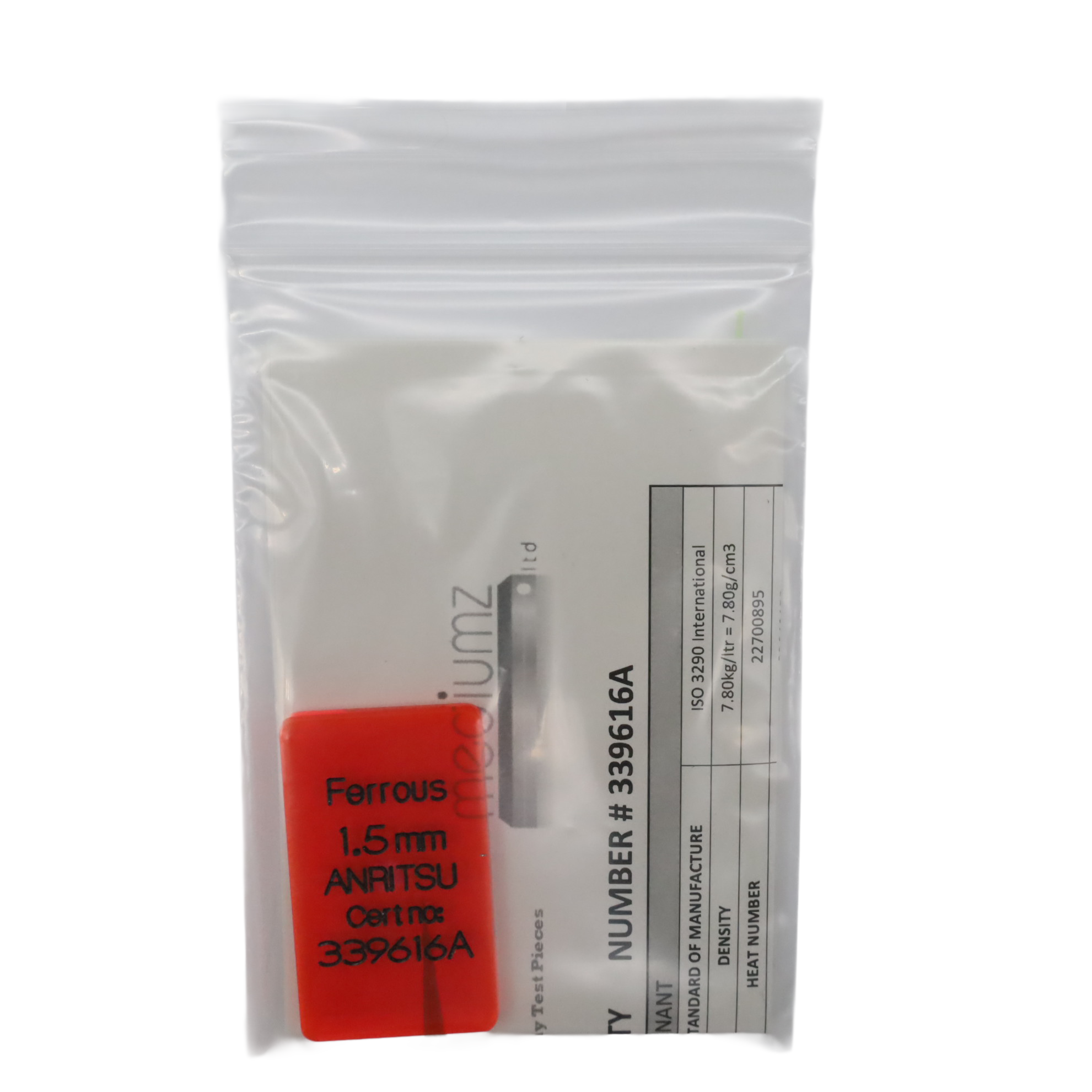 Test Product Fe1.5mm Red Test Product Fe1.5mm Red
