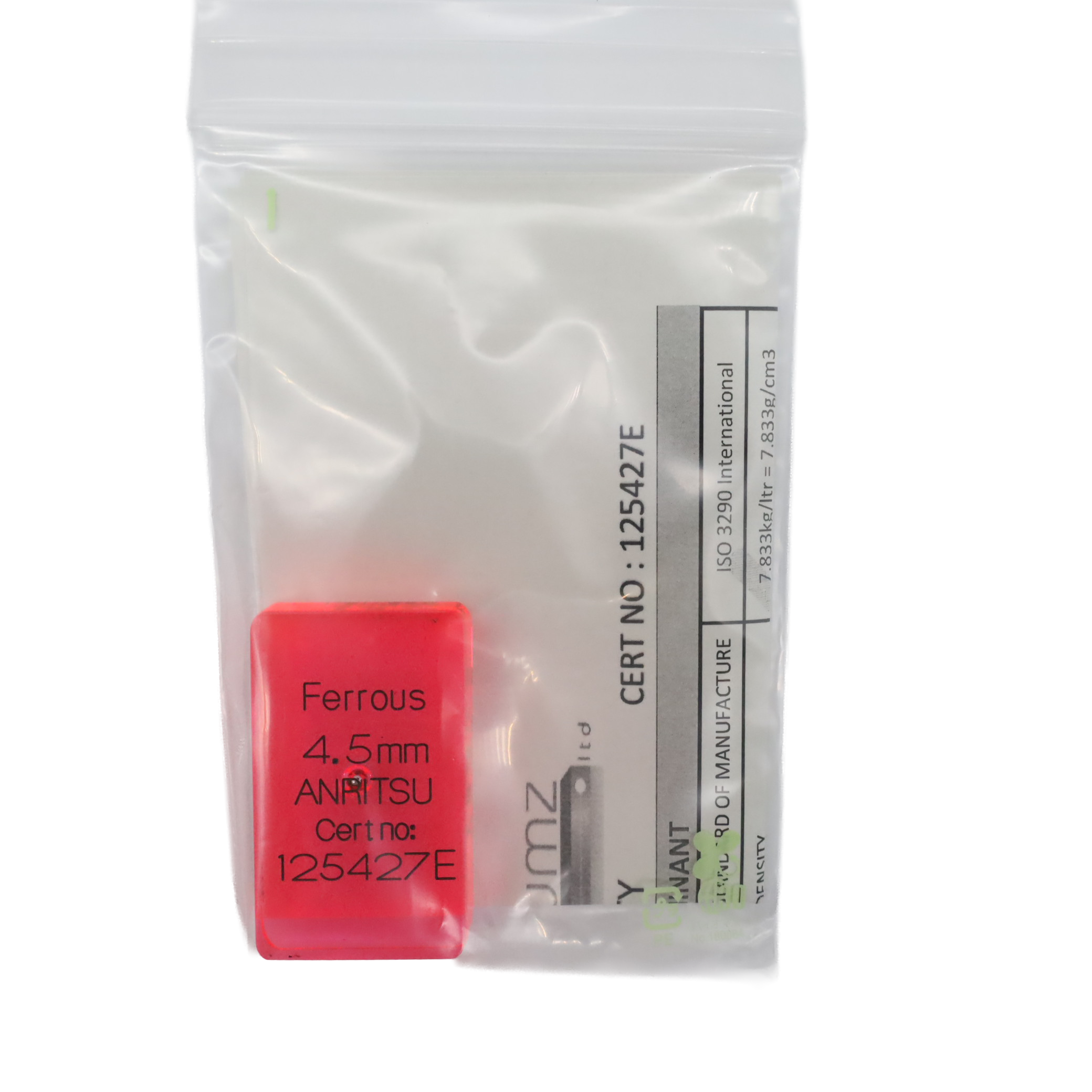 Test Product Fe4.5mm Red Test Product Fe4.5mm Red