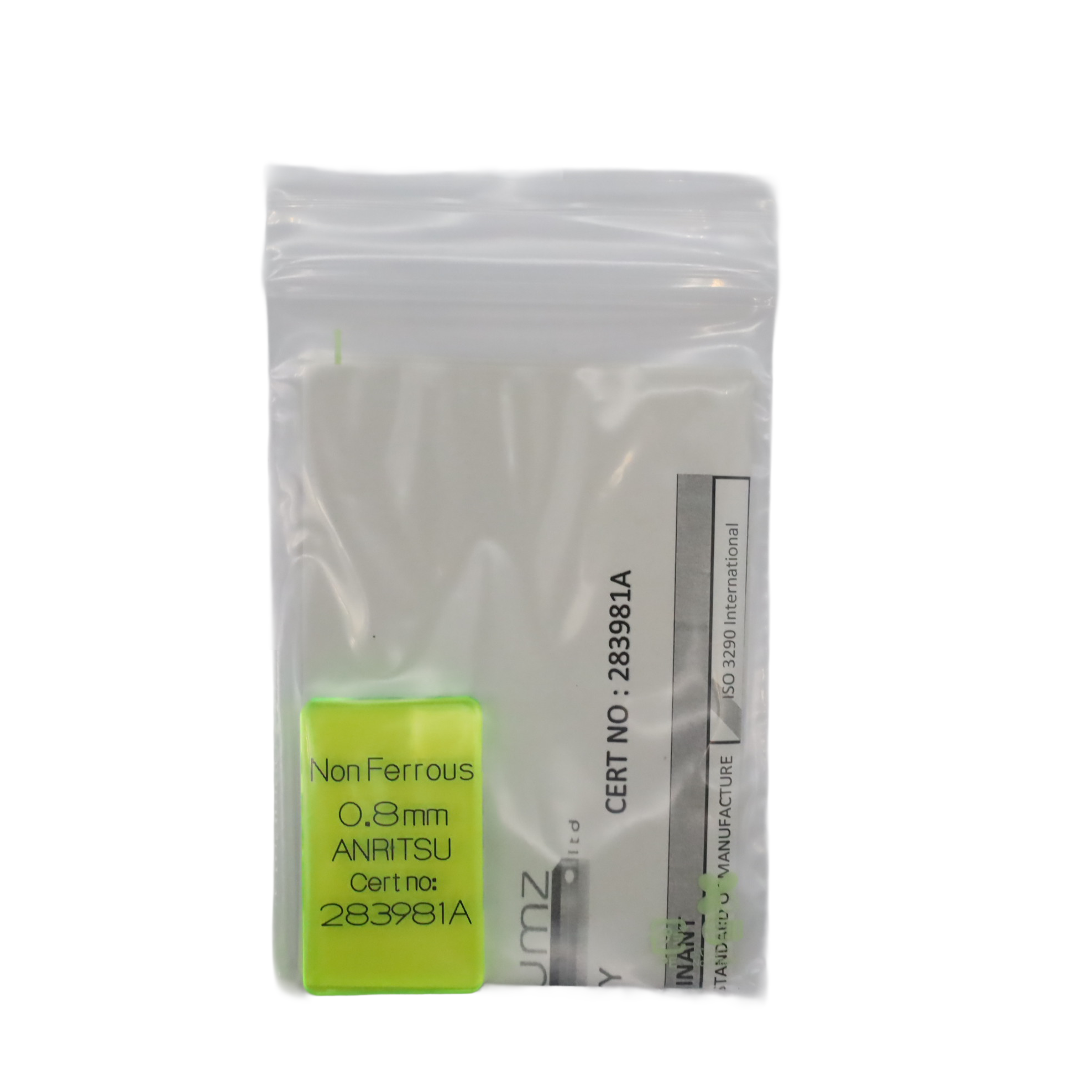 Test Product NonFe0.8mm Green Test Product NonFe0.8mm Green