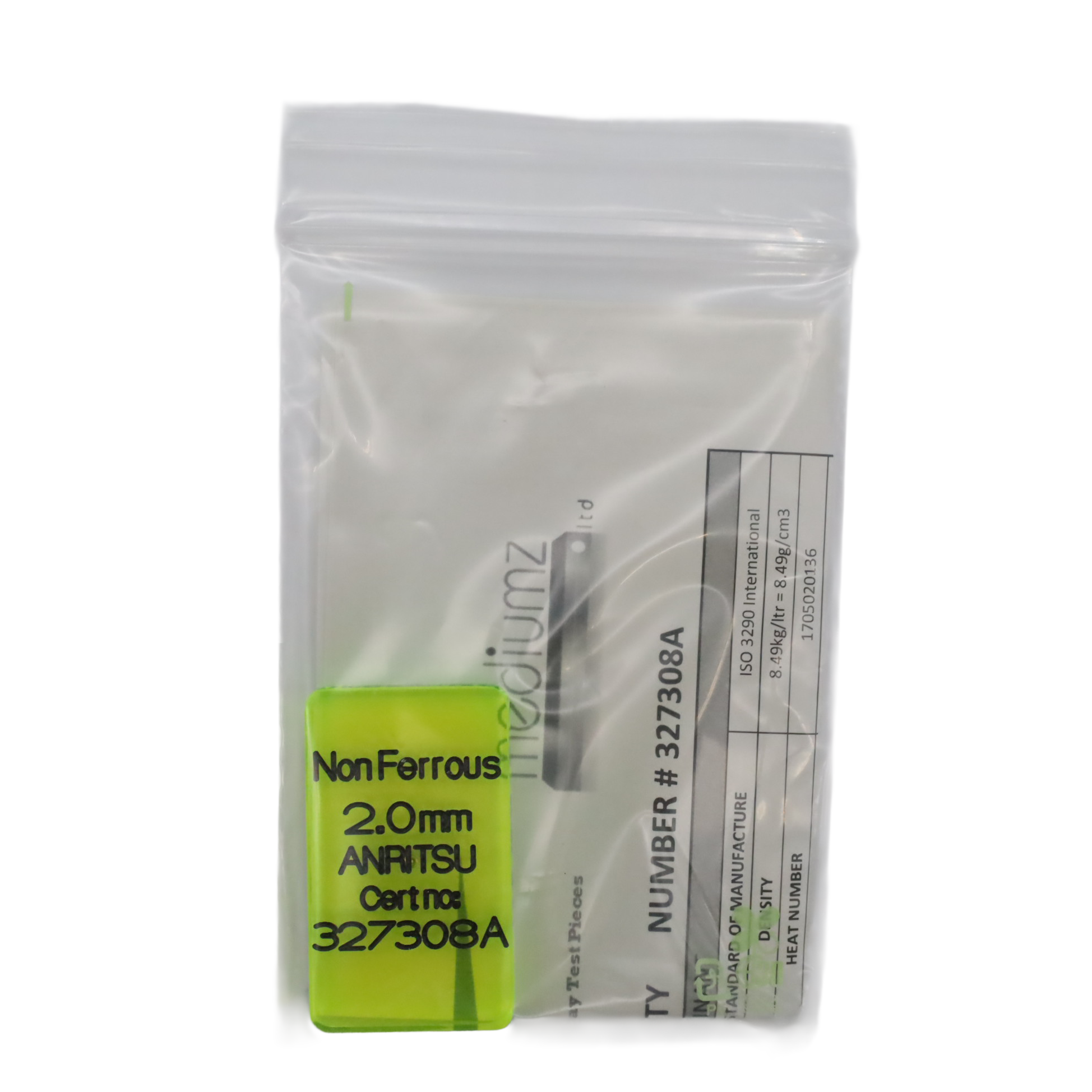 Test Product NonFe2.0mm Green Test Product NonFe2.0mm Green
